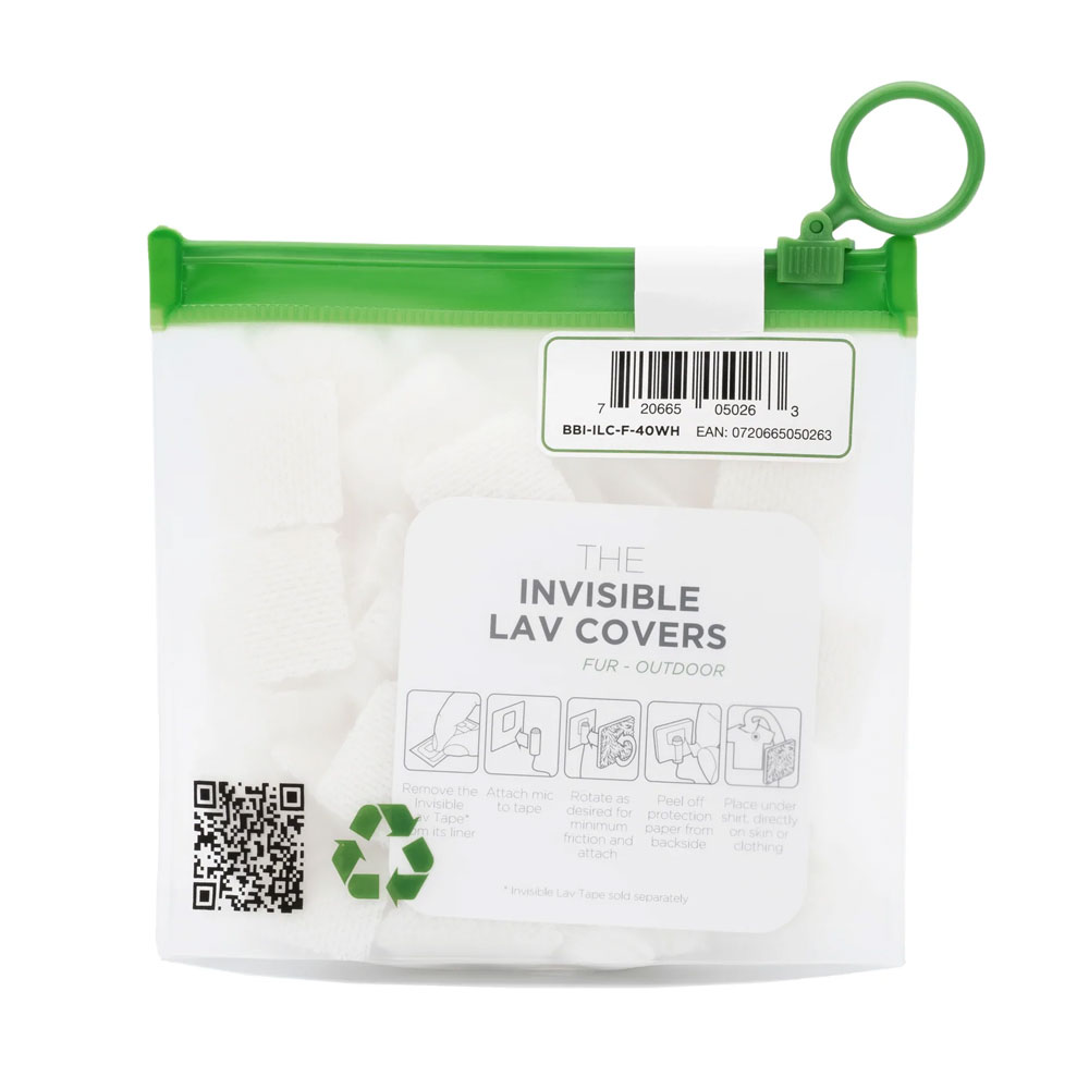 Bubblebee Industries The Invisible Lav Covers, Big Bag 'Fur Outdoor' - 40 Pack