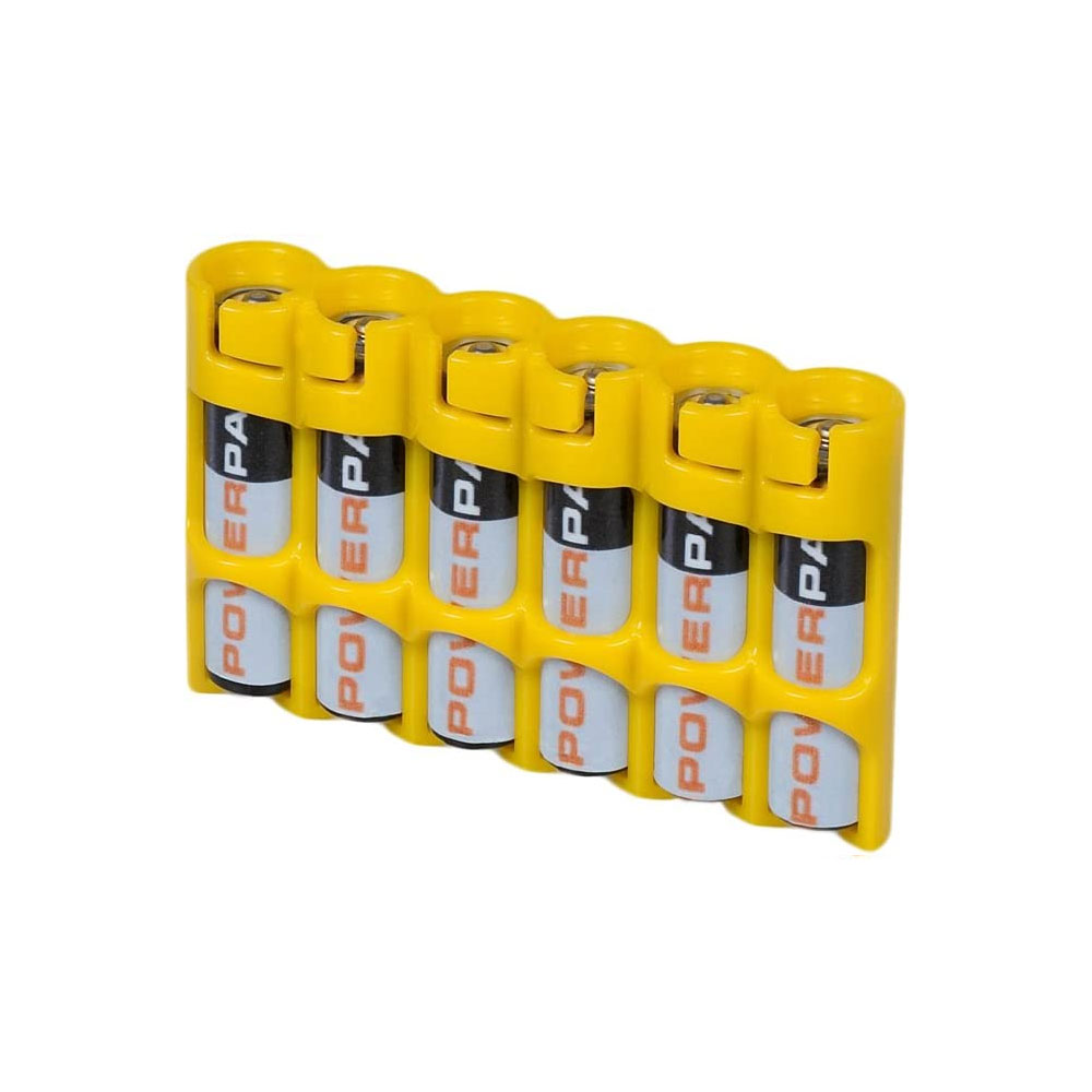 PowerPax Storacell SlimLine 6-Pack AAA Battery Caddy