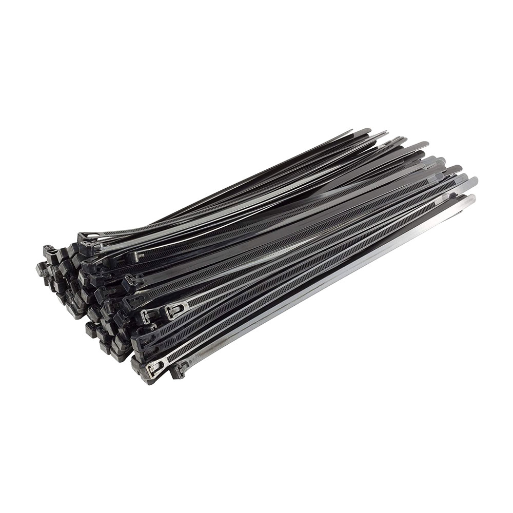 Releasable Cable Ties - 100 Pack
