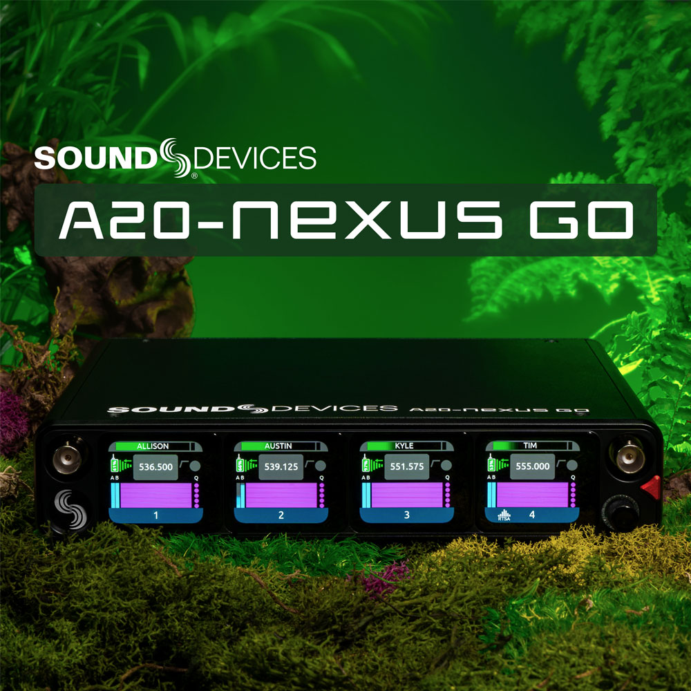 Sound Devices A20-Nexus Go 4-8 Channel True-Diversity Wireless Receiver with SpectraBand