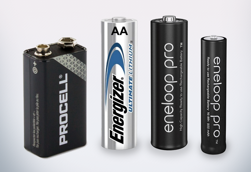 AA, AAA & 9V Batteries