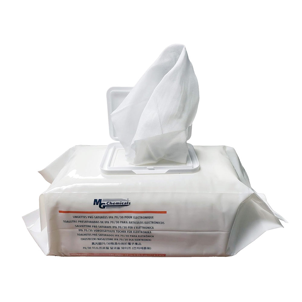 MG Chemicals 8241-140 70% IPA Wipes for Electronics