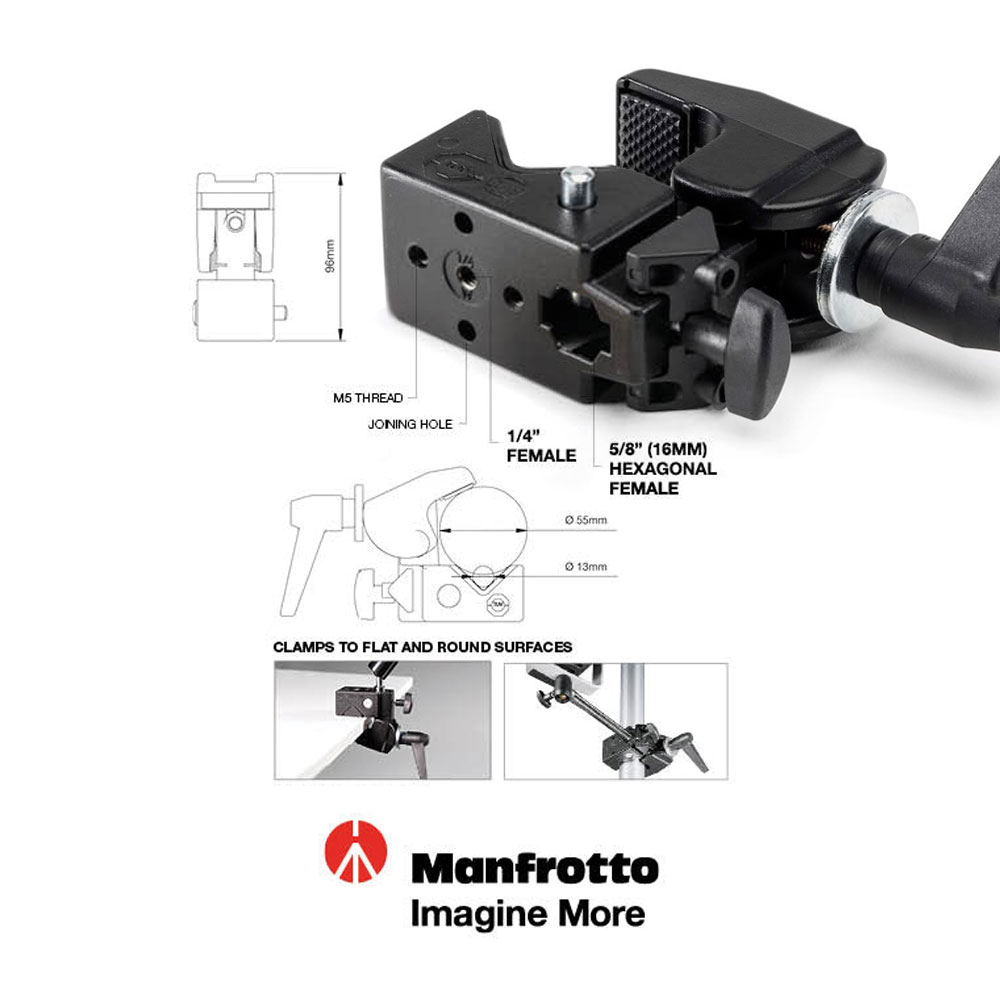 Manfrotto 035 Super Clamp Without Stud