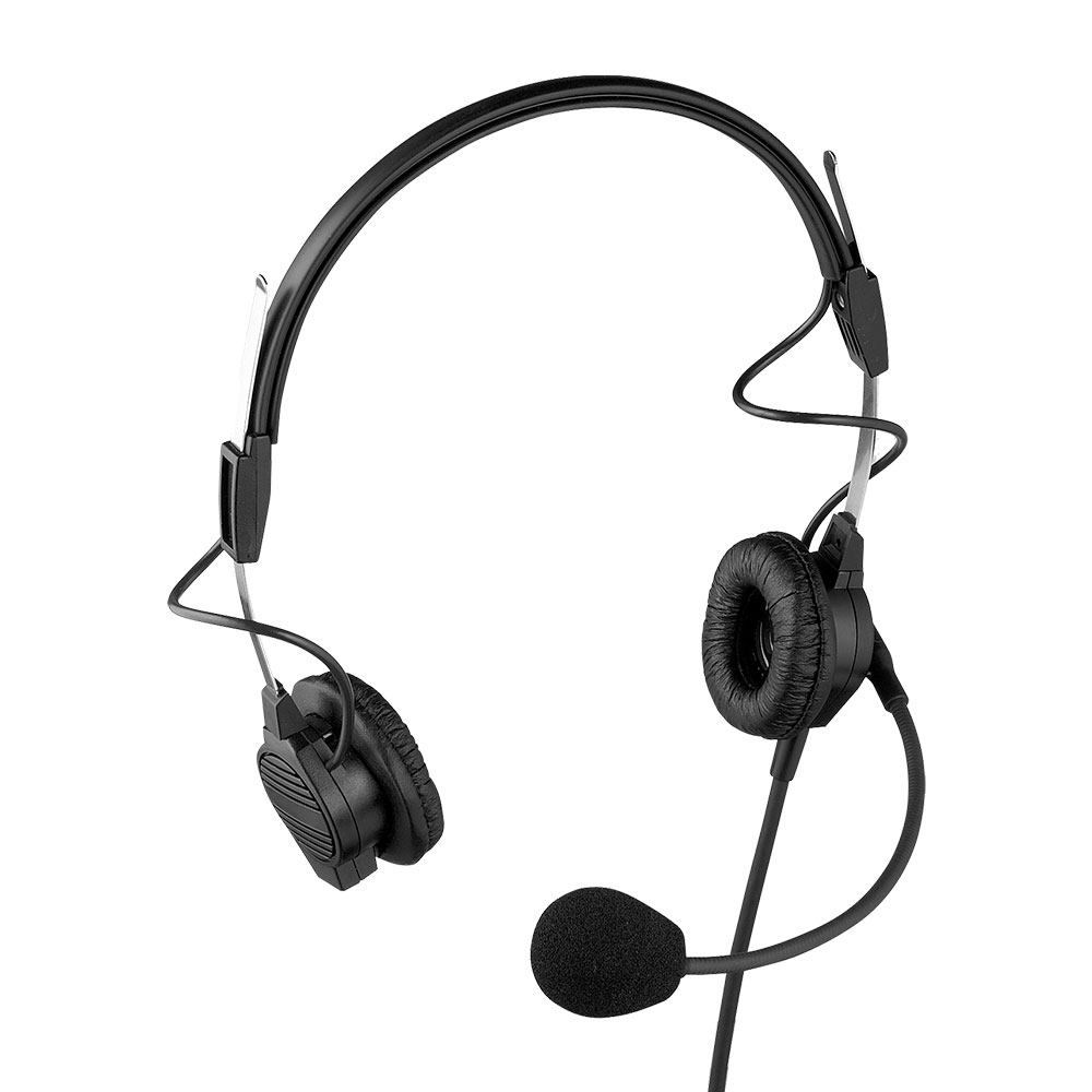 RTS PH-44 Double-Sided Headset w/ Flexible Dynamic Boom Mic