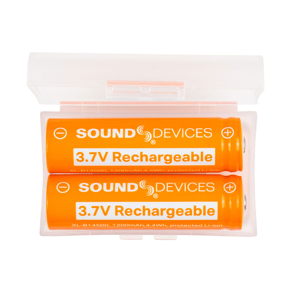 Sound Devices XL-B14500 1200mAh 4.4Wh 3.7V Li-Ion AA Rechargeable Batteries for A20-TX - 2 Pack