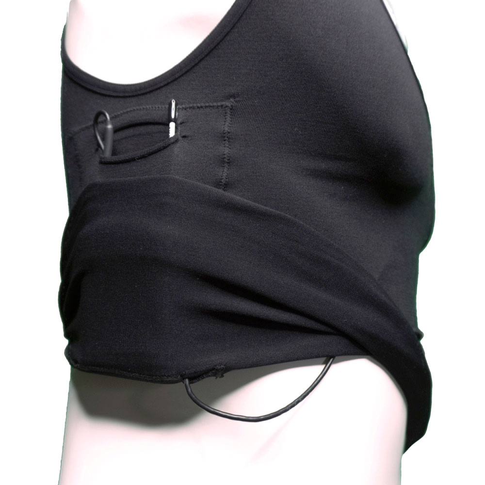 URSA Vesties Shapewear Under Garment w/ Transmitter Pouch & Lav Mount Pouches